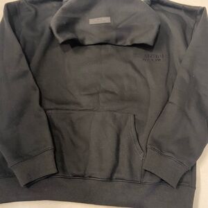 Black Fear of God Essentials Hoodie